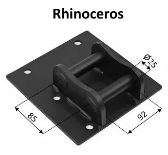 Baggeraufnahme Rhinoceros